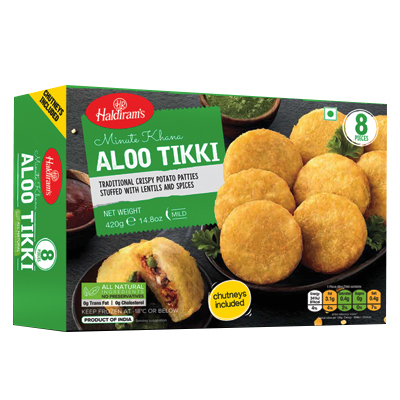 Haldiram Aloo Tikki 8Pcs