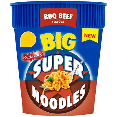 Batchelors Big Super Noodles Bbq Beef Flavour