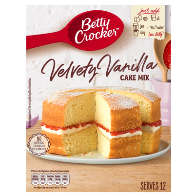 Betty Crocker Velvety Vanilla Cake Mix