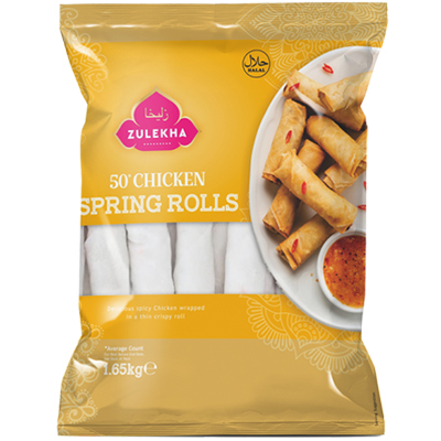 Zulekha 50 Chicken Spring Rolls