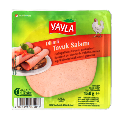 Yayla Sliced ​​Chicken Salami