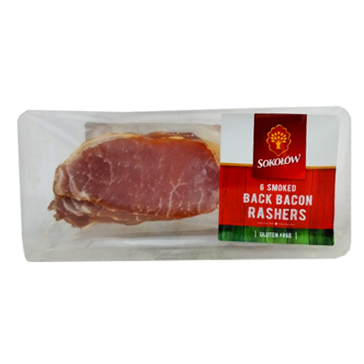 Sokolow Smoked Back Bacon Rashers 6pcs