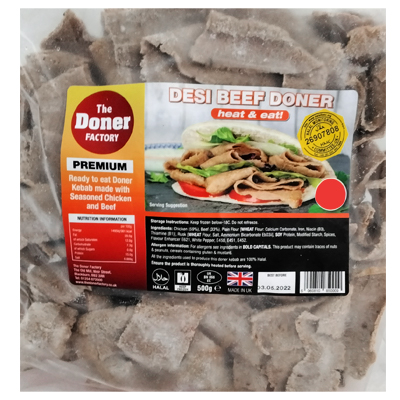 The Doner Factory Desi Beef Doner