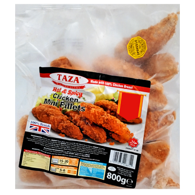 Taza Hot & Spicy Chicken Mini Fillets