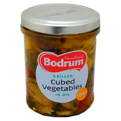 Bodrum cubed vegetables