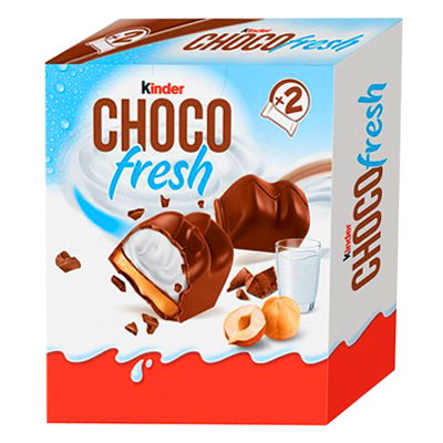 Kinder Choco fresh Milk chocolate with milk and nut filling