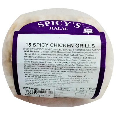 Spicys Halal 15 Spicy Chicken Grills