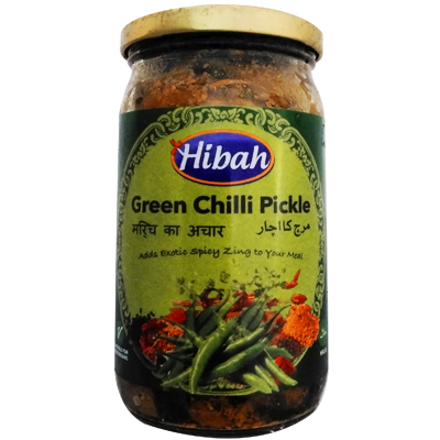 Hibah Green Chilli Pickle