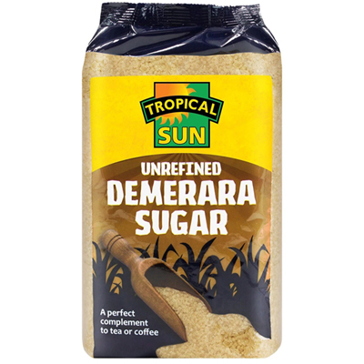 Tropical sun unrefined demerara sugar