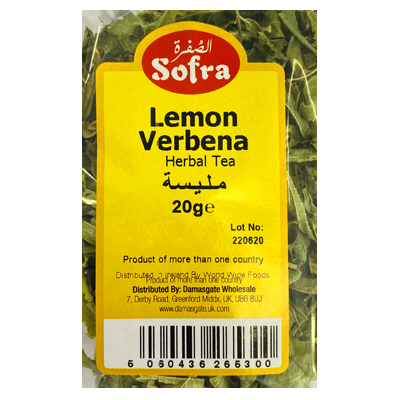 Sofra Lemon Verbena Herbal Tea