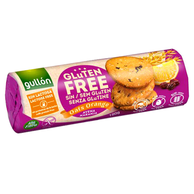 Gullon Gluten Free Biscuit with Oats and Orange