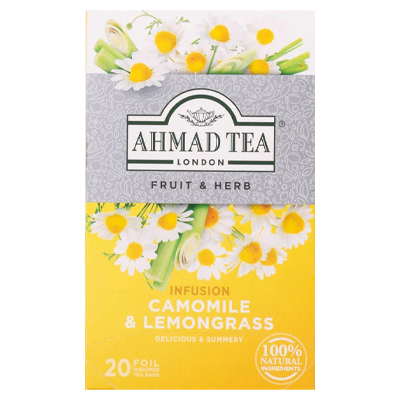 Ahmad Tea Camomile & Lemongrass 20 Pcs