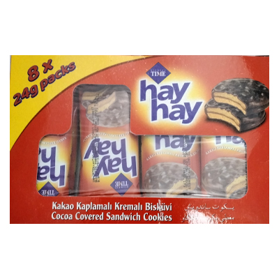 Cızmfcı Time Hay Hay Cocoa Covered Sandwich Cookies