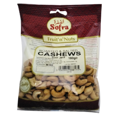 Sofra Roasted & Salted Cashews