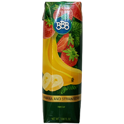 BBB banana & strawberry juice