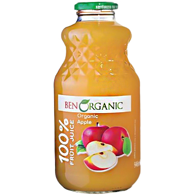 Ben organic apple juice