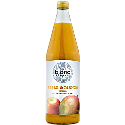 Biona organic apple & mango juice