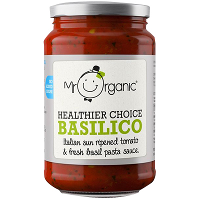 Mr Organic Basilico pasta sauce