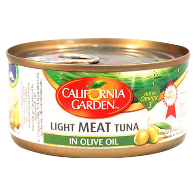 California garden light meat tuna in olive oil