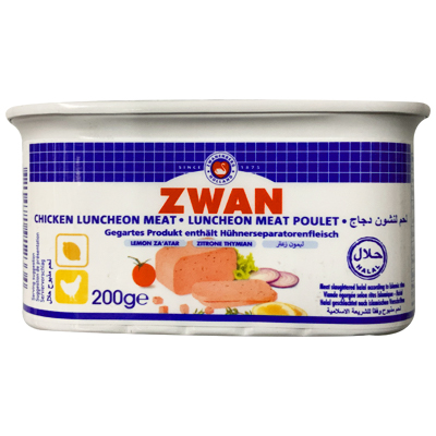 Zwan chicken luncheon meat