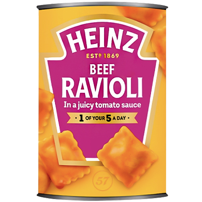 Heinz beef ravioli