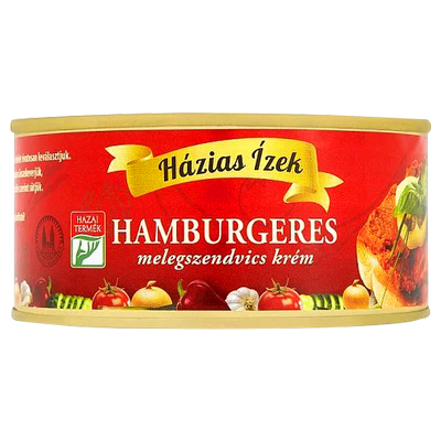 Hazias Izek Hamburgers hot sandwich cream