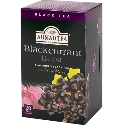 Ahmad Tea Blackcurrant Burst Tea Bags