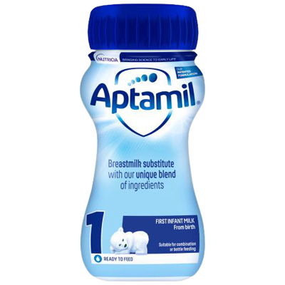 Aptamil 1 First Infant Milk Liquid Ready To Feed Formula From Birth