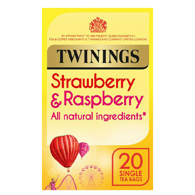 Twinings Strawberry & Raspberry 20 Teabags