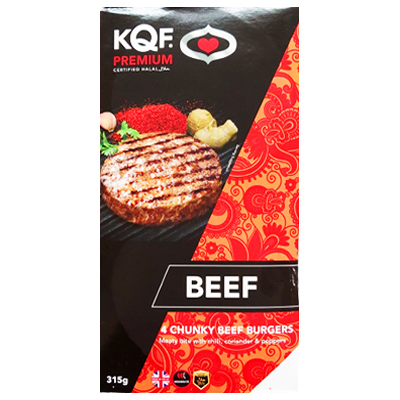 KQF4 Chunky Beef Burgers