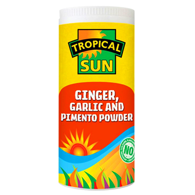 Tropical sun ginger, garlic and pimento powder