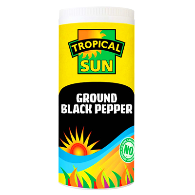 Tropical sun ground black pepper