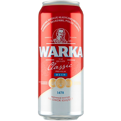 Warka classic Beer