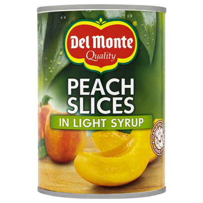 Del Monte Peach Slices In Light Syrup