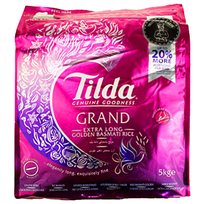 Tilda Grand Extra Long Golden Basmati Rice