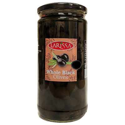 Larissa Whole Black Olives