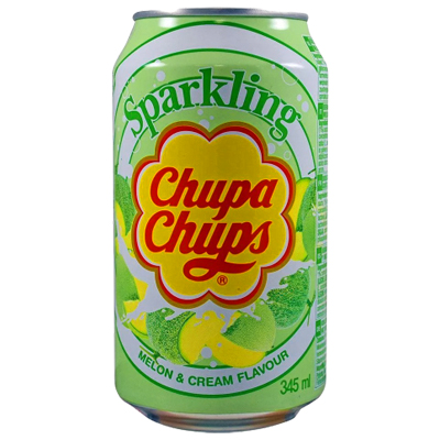 Sparkling chupa chups melon & cream flavour