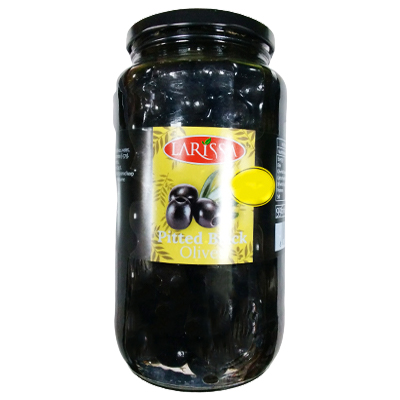 Larissa Pitted Black Olives