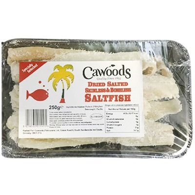 Cawoods Saltfish - dried salted Skinless & boneless