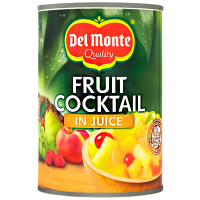 Del monte fruit cocktail in juice