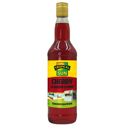 Tropical sun cherry flavour syrup