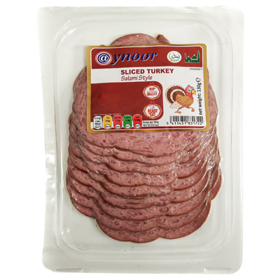 Ynoor Sliced Turkey Salami Style