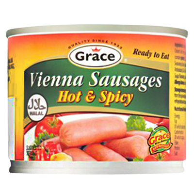 Grace Vienna sausages hot and spicy