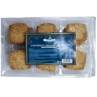 Saffron Coconut Crunchy Biscuits