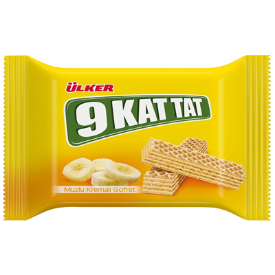 Ulker 9 Kat Tat Wafers Banana