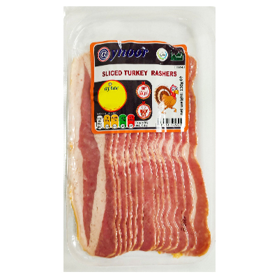 Aynoor sliced turkey rashers