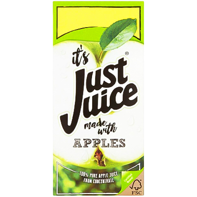 Just Juice 100% Pure Apple Juice From Concentrate