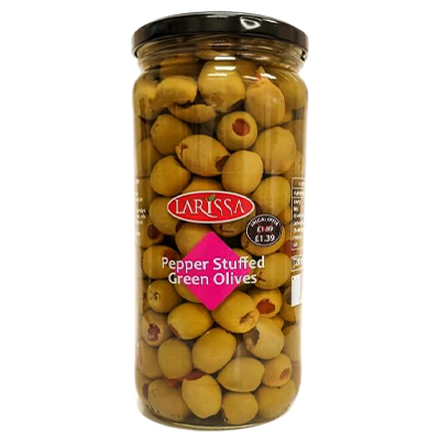 Larissa Pepper Stuffed Green Olives