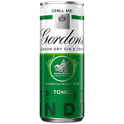 Gordons Gin With Schweppes Gin & Tonic