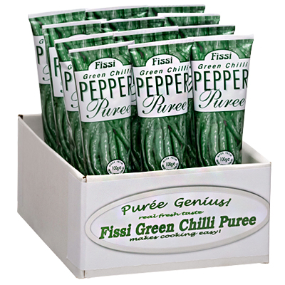 Fissi Green Chilli Pepper Puree Pack of 3